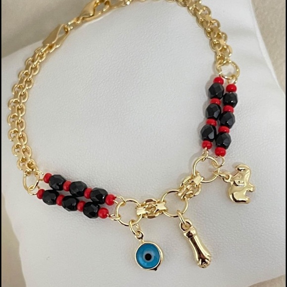 18k Gold Filled Charm Bracelet - Picture 2 of 5